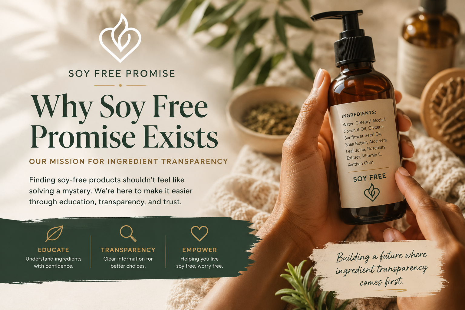 Welcome to Soy Free Promise: Why We Started This Movement